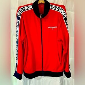 Polo (Ralph Lauren) sweat jacket, red size XL